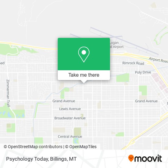 Psychology Today map