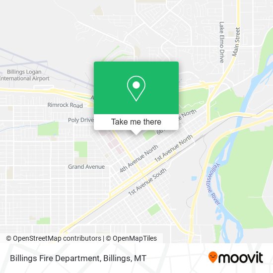 Billings Fire Department map