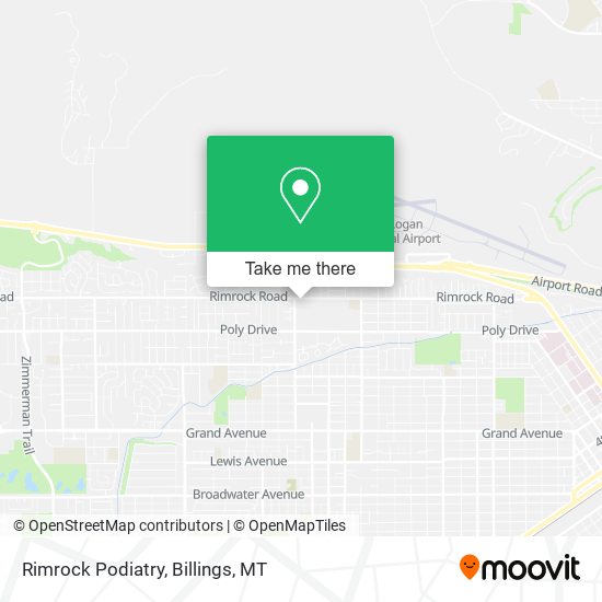 Rimrock Podiatry map