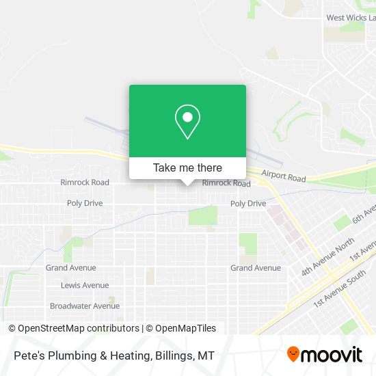 Pete's Plumbing & Heating map