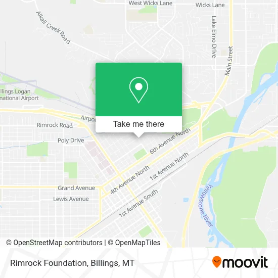 Rimrock Foundation map