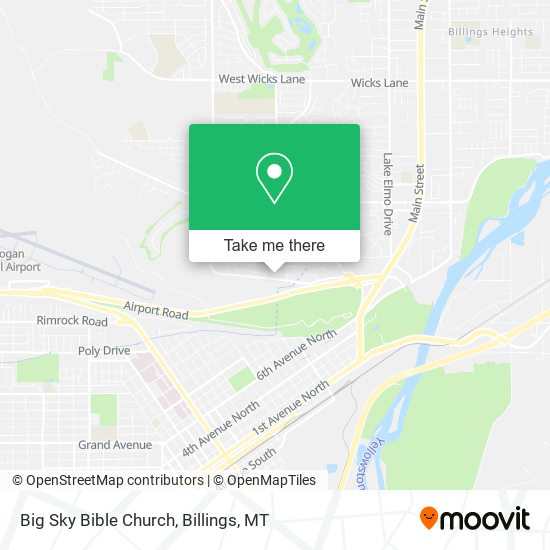 Mapa de Big Sky Bible Church