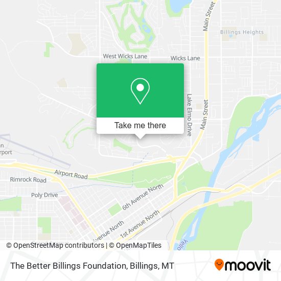 The Better Billings Foundation map