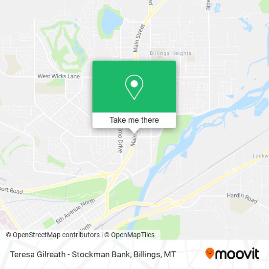 Teresa Gilreath - Stockman Bank map