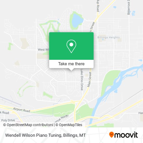 Wendell Wilson Piano Tuning map