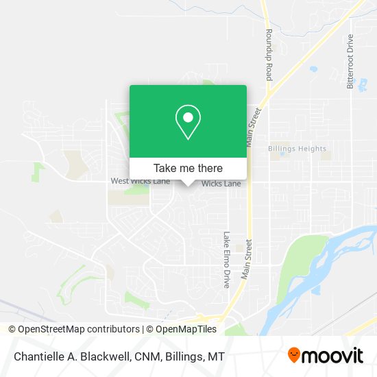 Chantielle A. Blackwell, CNM map