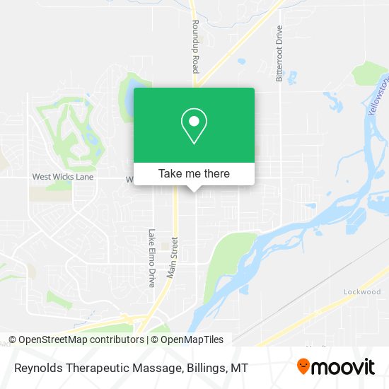 Reynolds Therapeutic Massage map