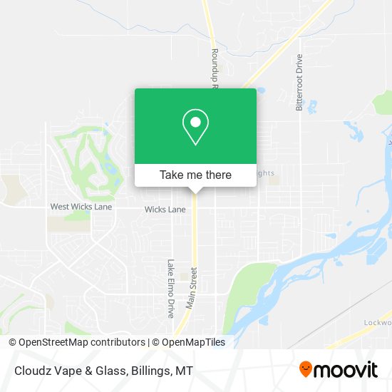 Cloudz Vape & Glass map