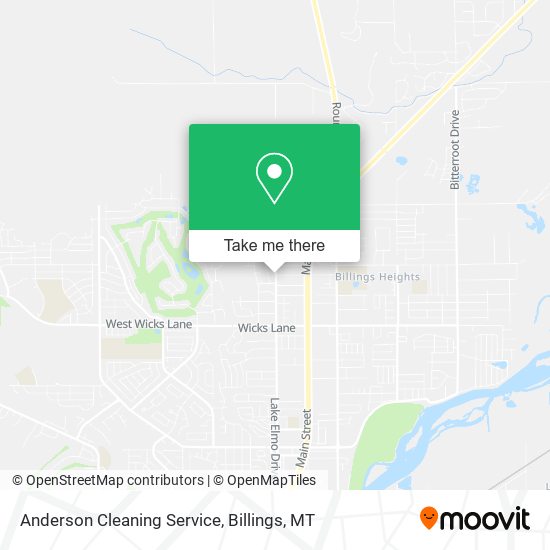 Anderson Cleaning Service map