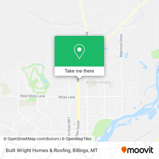 Built Wright Homes & Roofing map