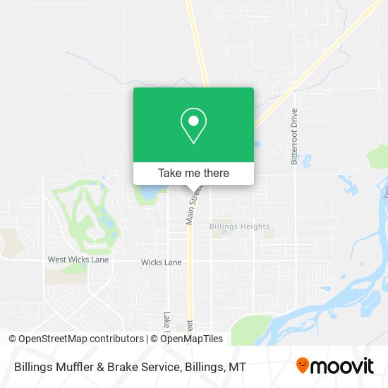 Billings Muffler & Brake Service map