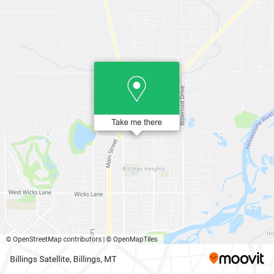 Billings Satellite map