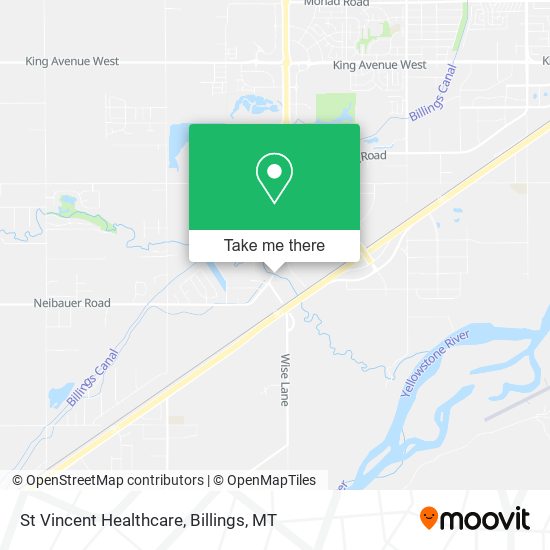 St Vincent Healthcare map