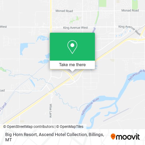 Big Horn Resort, Ascend Hotel Collection map