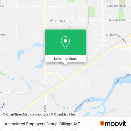 Associated Employers Group map