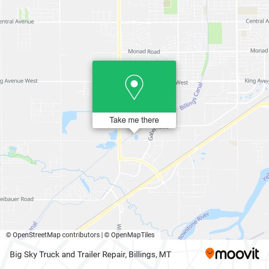 Mapa de Big Sky Truck and Trailer Repair