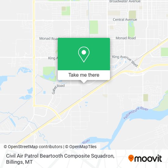 Mapa de Civil Air Patrol Beartooth Composite Squadron