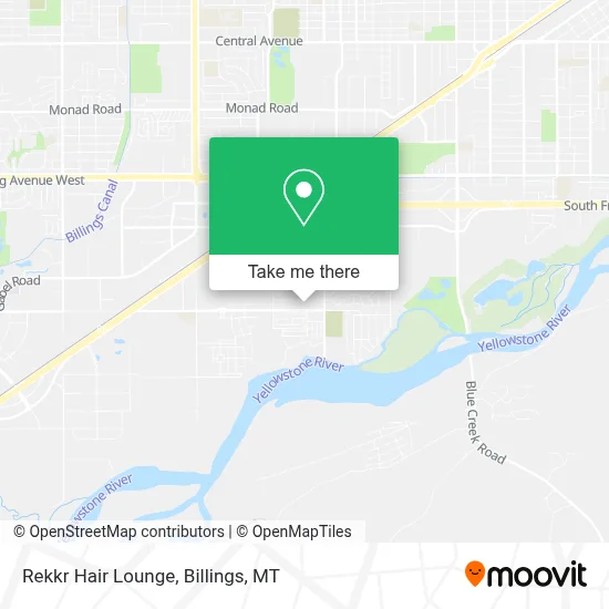 Rekkr Hair Lounge map