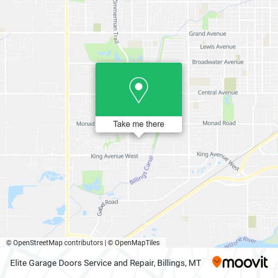 Elite Garage Doors Service and Repair map