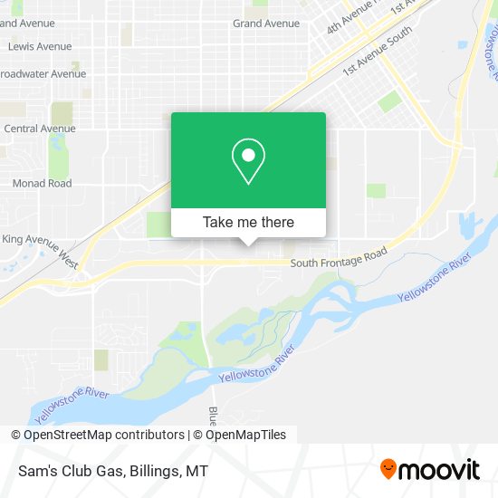 Sam's Club Gas map