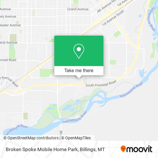 Broken Spoke Mobile Home Park map