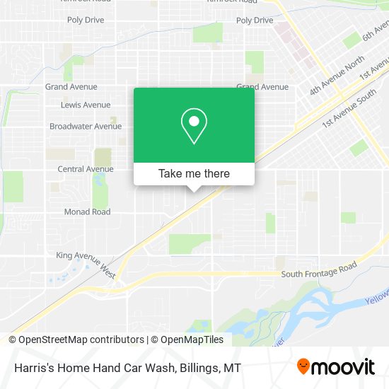 Harris's Home Hand Car Wash map