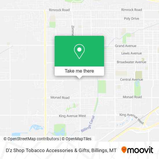 D'z Shop Tobacco Accessories & Gifts map