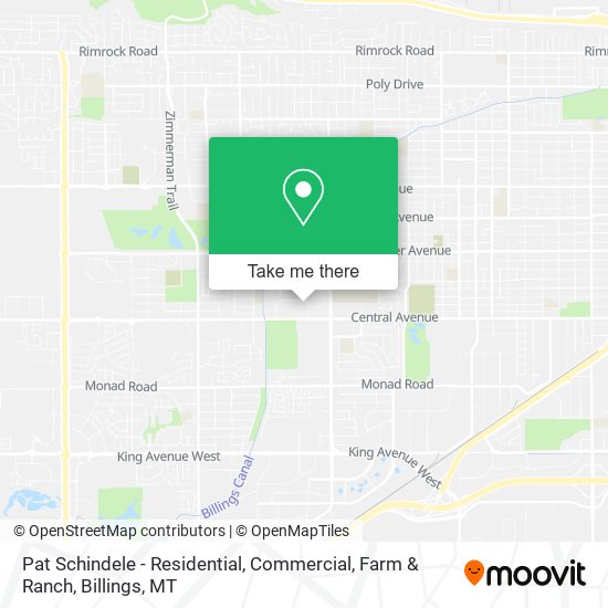 Mapa de Pat Schindele - Residential, Commercial, Farm & Ranch