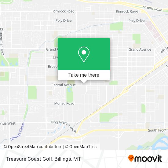 Treasure Coast Golf map