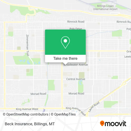 Beck Insurance map