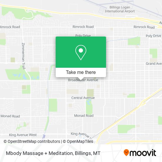 Mbody Massage + Meditation map