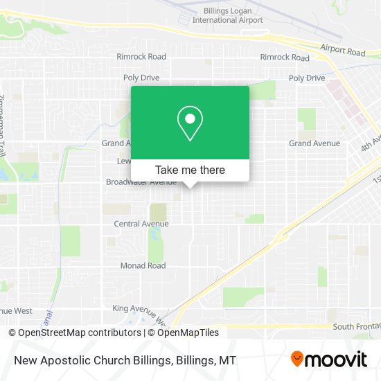 New Apostolic Church Billings map