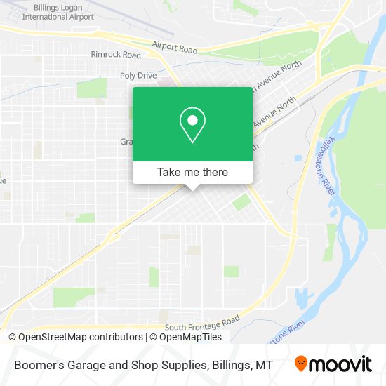 Boomer's Garage and Shop Supplies map