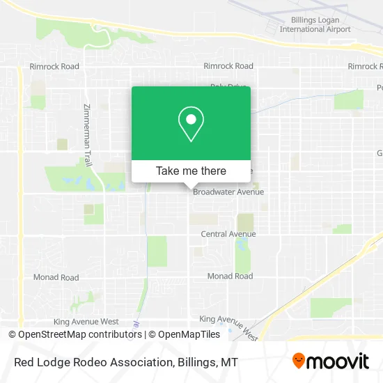 Red Lodge Rodeo Association map