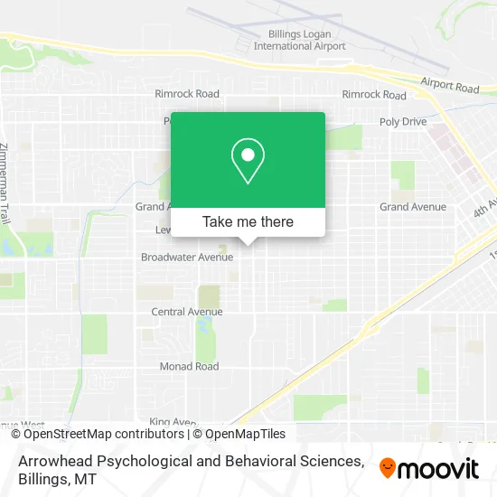 Arrowhead Psychological and Behavioral Sciences map