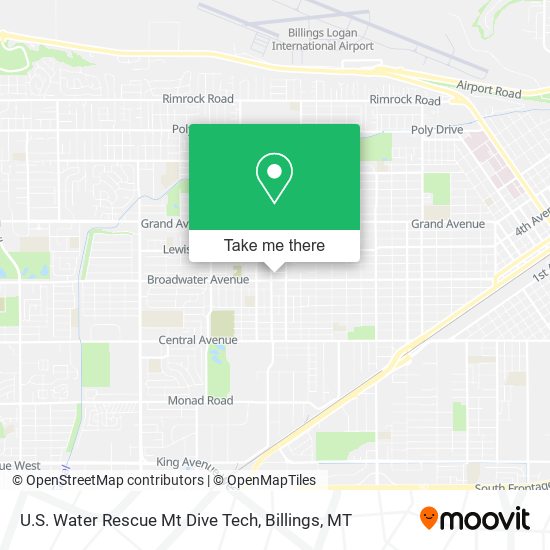 Mapa de U.S. Water Rescue Mt Dive Tech