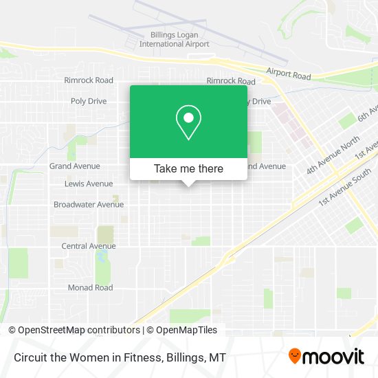 Circuit the Women in Fitness map