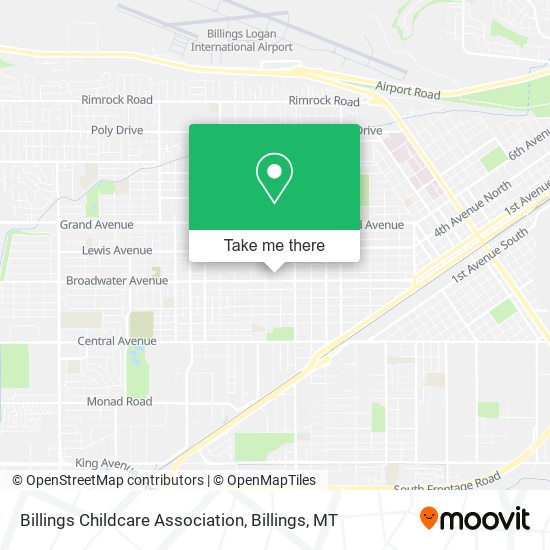 Billings Childcare Association map