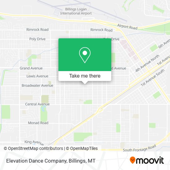 Elevation Dance Company map