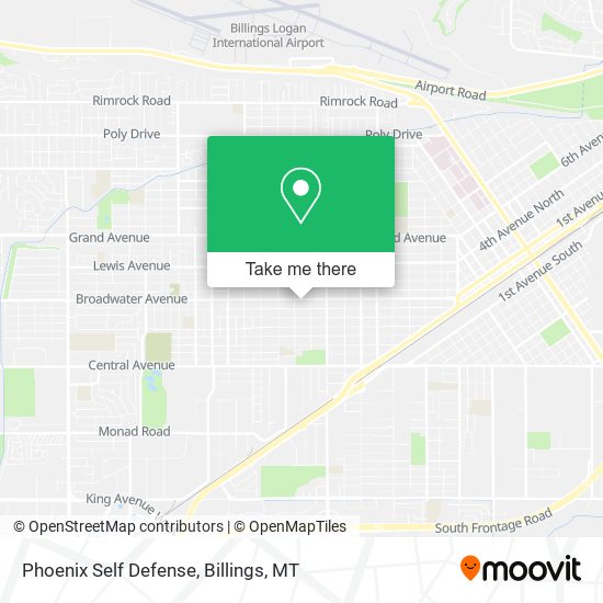 Phoenix Self Defense map