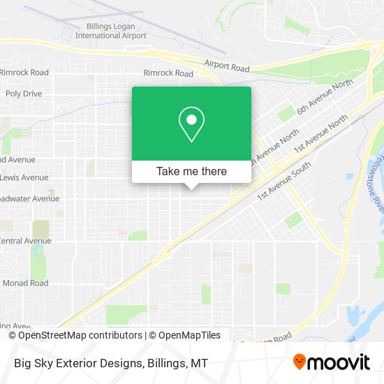 Big Sky Exterior Designs map