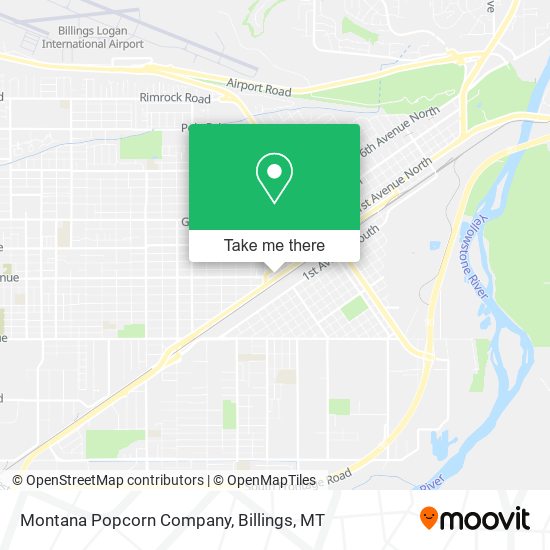 Mapa de Montana Popcorn Company