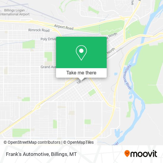 Frank's Automotive map