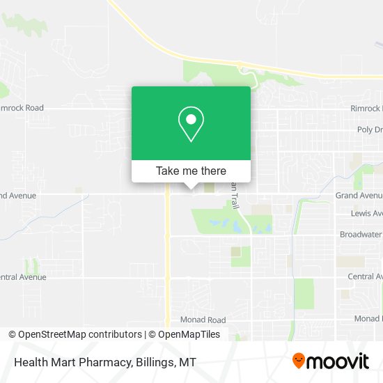 Health Mart Pharmacy map