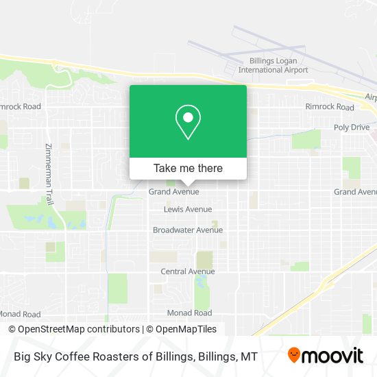 Big Sky Coffee Roasters of Billings map