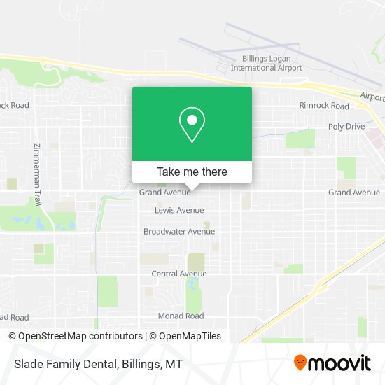 Slade Family Dental map