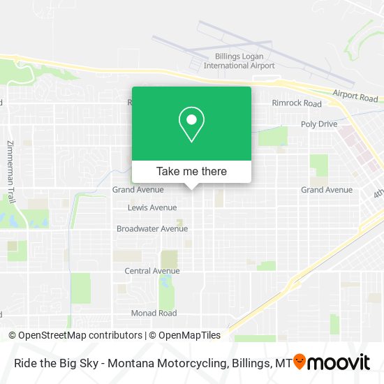 Ride the Big Sky - Montana Motorcycling map