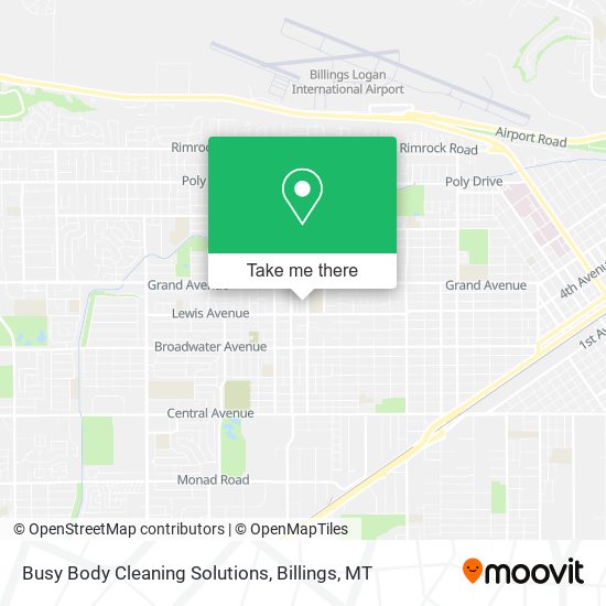 Busy Body Cleaning Solutions map