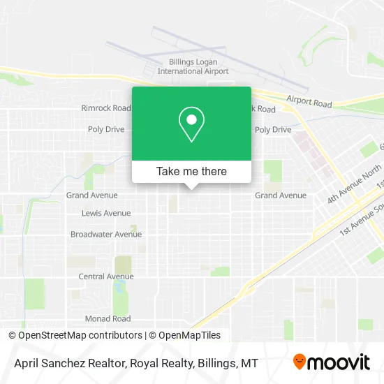 April Sanchez Realtor, Royal Realty map