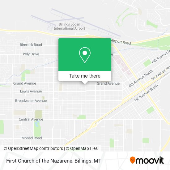 First Church of the Nazarene map